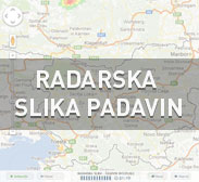 Radarska slika padavin